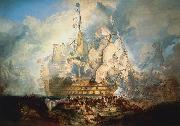 Joseph Mallord William Turner The Battle of Trafalgar oil painting reproduction